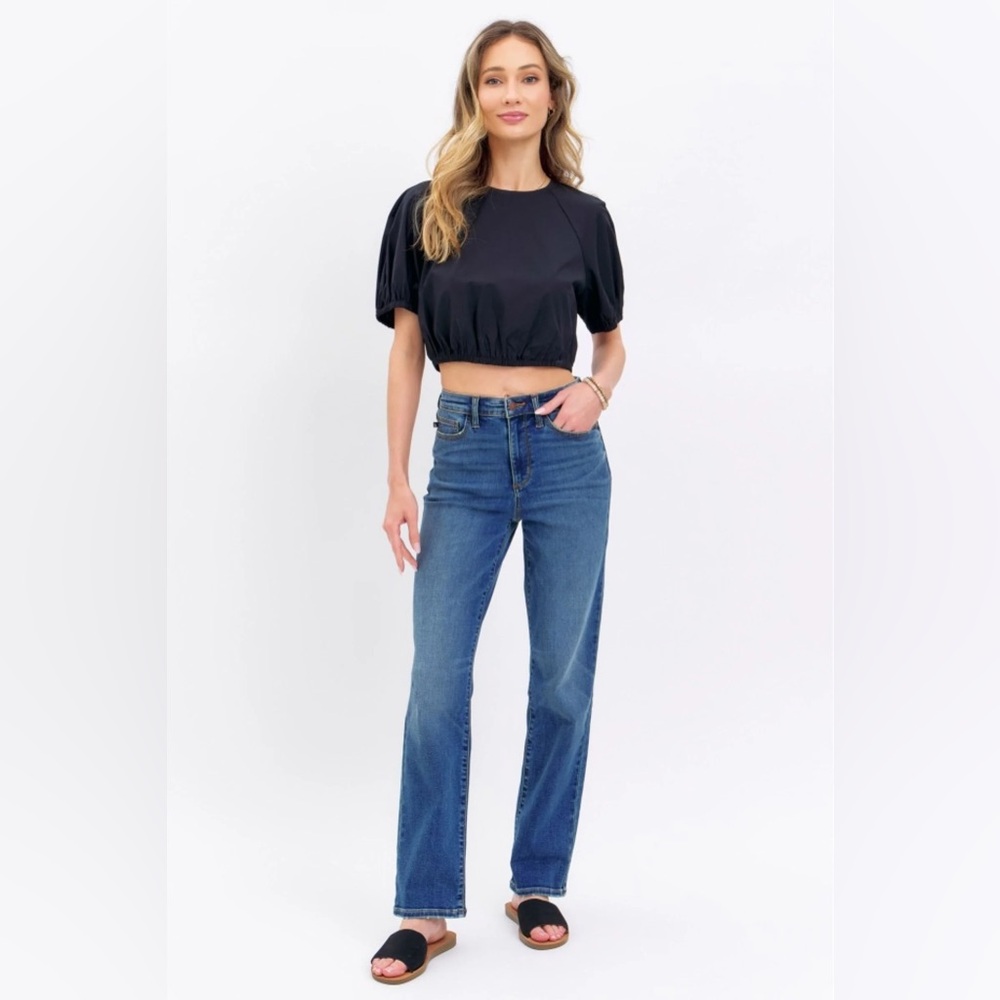 NWOT Judy Blue High Rise Straight Leg Jeans size 11 - Picture 4 of 12
